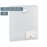 Heftbox FACT!pp | A4, Füllhöhe: 50 mm, arctic