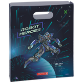 Heftbox Robot Heroes | A4, Füllhöhe: 50 mm, dunkelblau