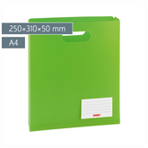 Heftbox FACT!pp | A4, Füllhöhe: 50 mm, kiwi