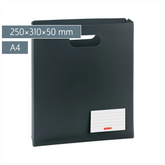 Heftbox FACT!pp | A4, Füllhöhe: 50 mm, onyx