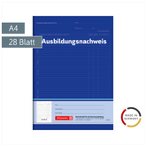 Ausbildungsnachweisheft | A4, 28 Blatt, blau