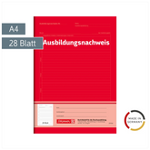 Ausbildungsnachweisheft | A4, 28 Blatt, rot