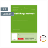 Ausbildungsnachweisheft | A4, 28 Blatt, grün
