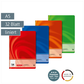 Vokabelheft Premium Vivendi | A5, Lineatur 54, 32 Blatt, sortiert