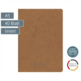 Heft Premium FACT!plus | A5, liniert, 40 Blatt, braun