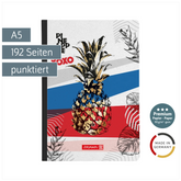 Notizbuch Premium Pineapple Kladde | A5, punktiert