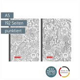 Notizbuch Premium ZENart Kladde | A5, punktiert, sortiert