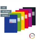 Diarien | A4, Lineatur 25, 40 Blatt, sortiert