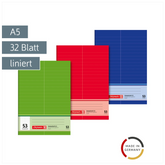 Vokabelheft | A5, Lineatur 53, 32 Blatt, sortiert