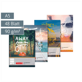 Hausaufgabenheft „Boys“ | A5, 48 Blatt, sortiert