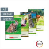 Hausaufgabenheft | A5, 48 Blatt, sortiert