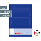 Hausaufgabenheft | A5, 48 Blatt, blau