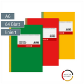 Vokabelheft | A6, Lineatur 53, 64 Blatt, sortiert