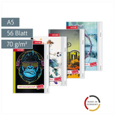 Hausaufgabenheft Für clevere Faule „Boys“ | A5, 56 Blatt, sortiert