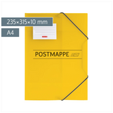 Postmappe | A4, Füllhöhe: 10 mm, gelb