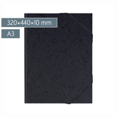 Sammelmappe FACT!plus | A3, Füllhöhe: 10 mm, schwarz