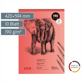 Zeichenkartonblock | A2, 10 Blatt