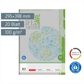 Zeichenblock Recycling | A3, 20 Blatt, mehrfarbig