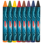 Wachsmalstifte-Set Ninja Power | petrol/schwarz, 8 Stück