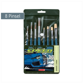 Schulpinsel-Set Fast Wheels | blau, 8 Pinsel