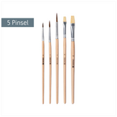 Schulpinsel-Set | 5 Pinsel
