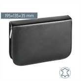 Federmäppchen | 1 Klappe(n), schwarz