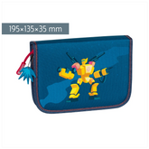 Federmäppchen „Transformer“ | 2 Klappe(n), blau