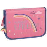 Federmäppchen Magic Rainbow | 2 Klappe(n), rosa