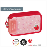 Federmäppchen s'maepp Fruity Love | rosa/rot