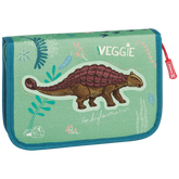Federmäppchen Dinosaurier | 2 Klappe(n), grün
