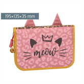 Federmäppchen Sweet Wild Cat | 2 Klappe(n), rosa