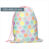 Sportbeutel Happy Hippie | rosa/mehrfarbig, pastell