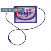 Brustbeutel Magic Butterfly | rosarot/lila