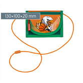 Brustbeutel Sporty Animals | orange/mehrfarbig
