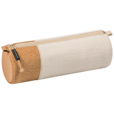 Schlampermäppchen s'maepp M „Linen“ | creme/braun