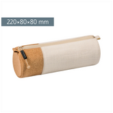 Schlampermäppchen s'maepp M „Linen“ | creme/braun