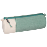 Schlampermäppchen s'maepp M „Eucalyptus“ | weiß/eukalyptus