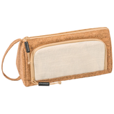 Schlampermäppchen s'maepp L „Cork“ | creme/braun