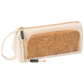 Schlampermäppchen s'maepp L „Linen“ | creme/braun