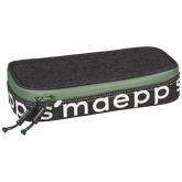 Schlampermäppchen s'maepp XL „Urban Classic“ | 1 Klappe(n), grün/dunkelgrau
