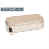 Schlampermäppchen s'maepp XL „Plüsch“ | 1 Klappe(n), beige
