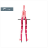 Schnellverstellzirkel Peak 4 Colour Code | Ø 370 mm, tulip