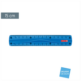 Lineal Colour Code | 15 cm, azur