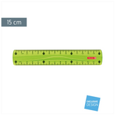 Lineal Colour Code | 15 cm, kiwi