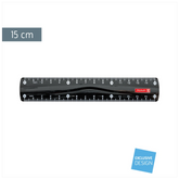 Lineal Colour Code | 15 cm, onyx