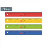 Lineal Linkshänder | 30 cm, sortiert