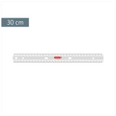 Lineal zum Abheften | 30 cm, glasklar
