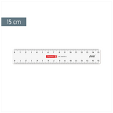Flexi-Lineal | 15 cm, glasklar
