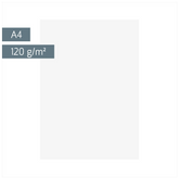 Multifunktionspapier Universalpapier | A4, 120 g/m², weiß, 35 Blatt