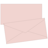 Briefumschläge Universalpapier | DIN lang, 80 g/m², rosé, 10 Stück